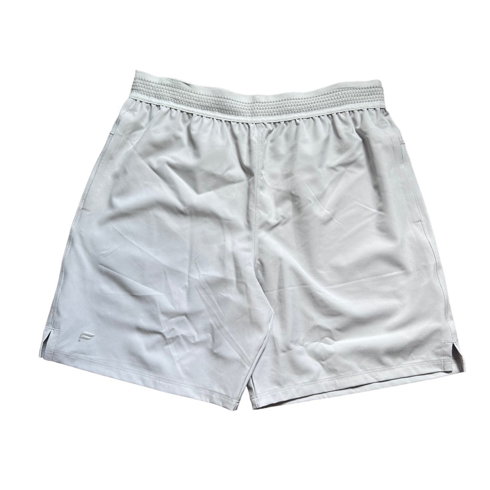 Fabletics Women's Athletic Shorts in Light Gray